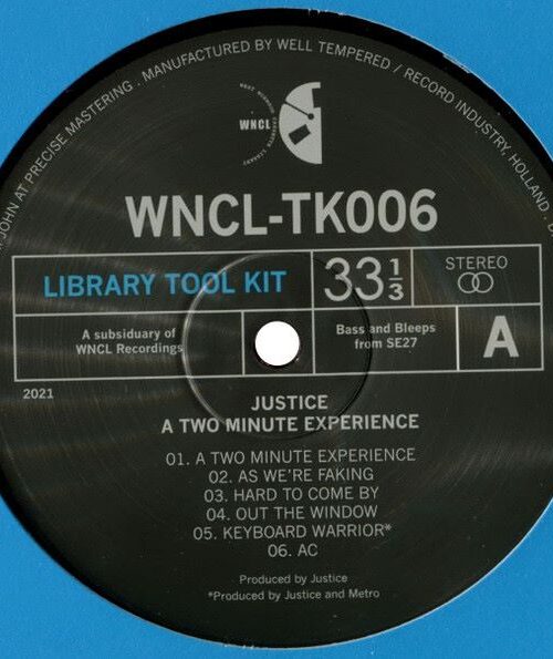 JUSTICE A TWO MINUTE EXPERIENCE Vinyl