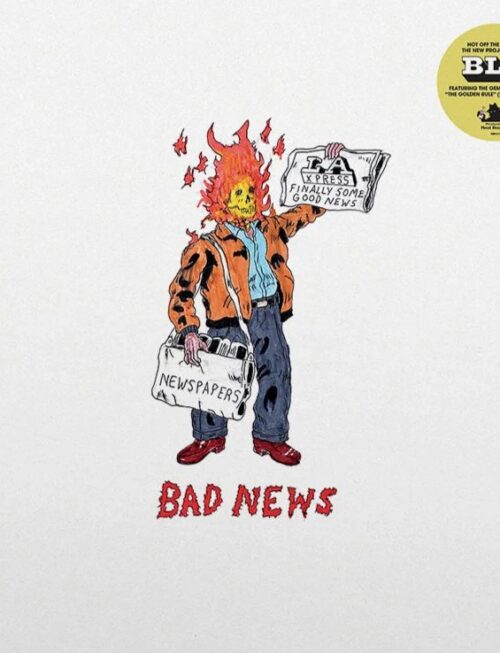 BLU & REAL BAD MAN - BAD NEWS Vinyl Record