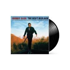 JOHNNY CASH - The Best In Black Vinyl Record