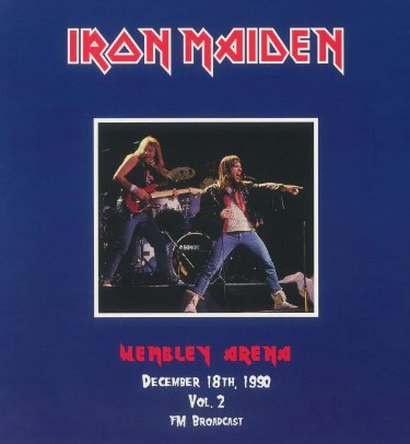 IRON MAIDEN - Wembley Arena 1990 Vol. 2 (Blue Vinyl) Vinyl Record