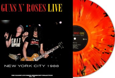 GUNS N ROSES - Live In New York City 1988 (Lagoon Vinyl) Vinyl Record