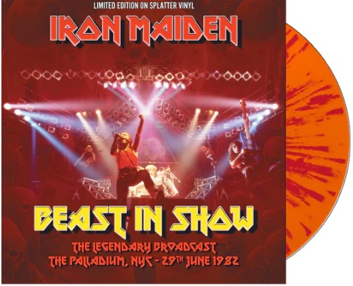 IRON MAIDEN - Beast In Show (Red/Orange Splatter Vinyl) Vinyl Record