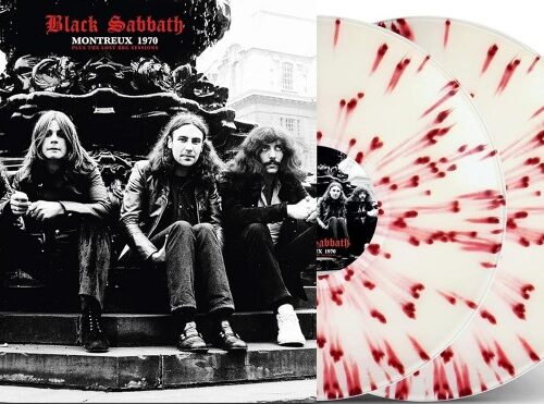 BLACK SABBATH - Montreux 1970 (Clear/Red Splatter Vinyl) Vinyl Record