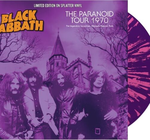 BLACK SABBATH - Paranoid 1970 (Splatter Vinyl) Vinyl Record