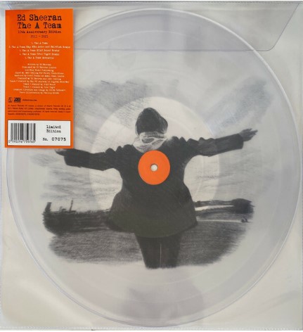 Ed Sheeran - RSD 2021 - THE A-TEAM (CLEAR L Vinyl Record