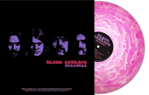 BLACK SABBATH - Paranoia - BBC Sunday Show. London 1970 (Magenta Cloudy Vinyl) Vinyl Record