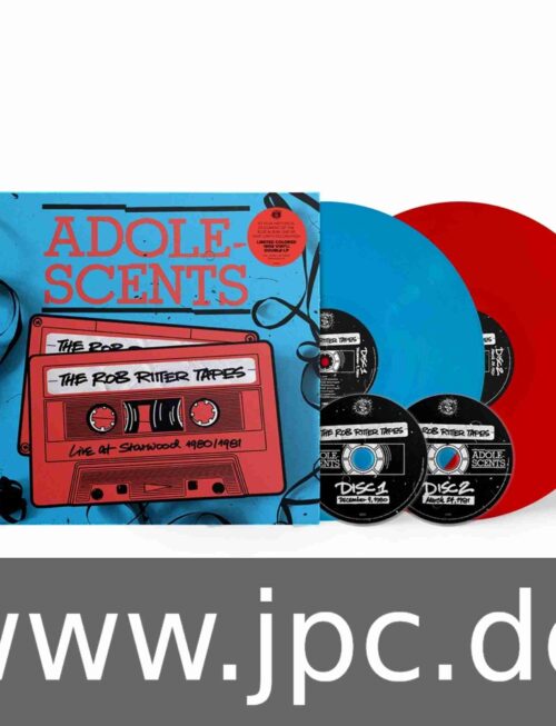 ADOLESCENTS - The Rob Ritter Tapes - Live At Starwood 1980/1981 (Red/Blue Vinyl) Vinyl Record