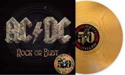 AC/DC - Rock or Bust (50th Anniversary Gold Color Vinyl) Vinyl Record