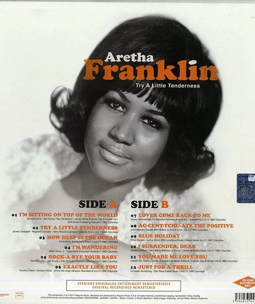 ARETHA FRANKLIN - TRY A LITTLE TENDERNESS Vinyl Record