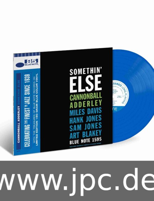 CANNONBALL ADDERLEY - Somethin Else (+1 Bonus Track) (Solid Blue Vinyl) Vinyl Record