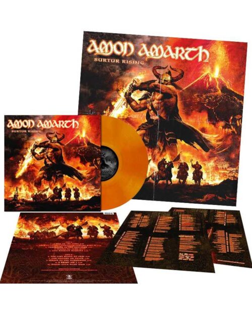 AMON AMARTH - Surtur Rising (Orange Marble Pop Up Vinyl) Vinyl Record