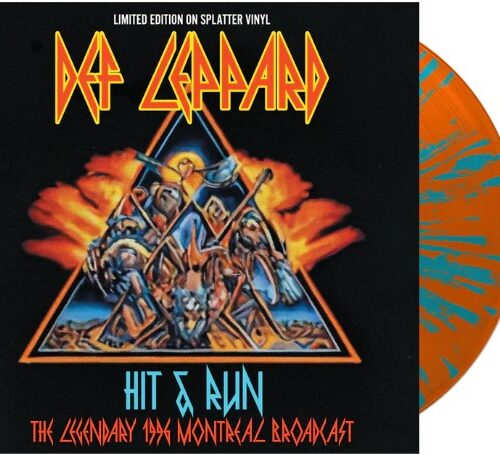 DEF LEPPARD - Hit & Run (Orange & Aqua Splatter Vinyl) Vinyl Record