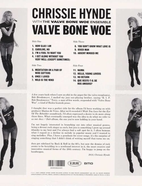 Chrissie Hynde The Valve Bone Woe Ensemble - Valve Bone Woe Vinyl Record