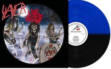 SLAYER - Live Undead (Midnight Blue/Black Split Vinyl) Vinyl Record
