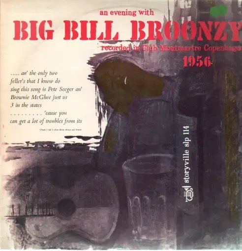 BIG BILL BROOZY - AN EVENING WITH Vinyl Record