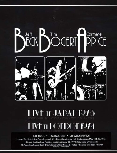 Beck, Bogert & Appice - Live 1973 & 1974 Vinyl Record