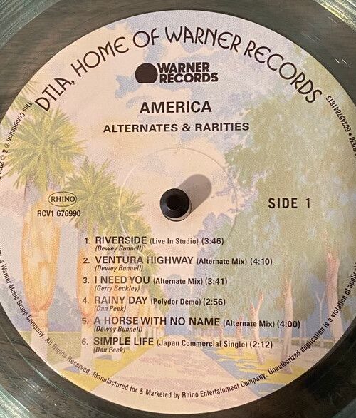 America - Alternates & Rarities Vinyl Record