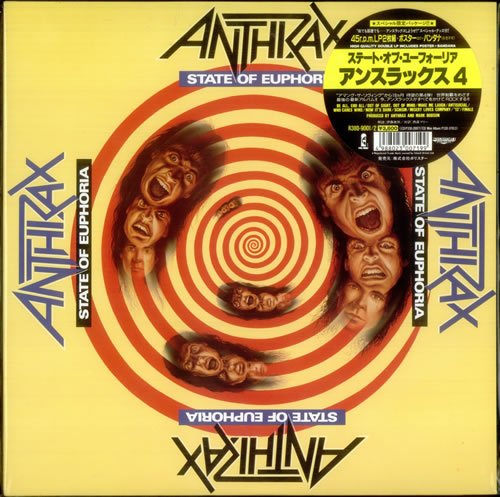 Anthrax - State Of Euphoria (2LP) Vinyl Record