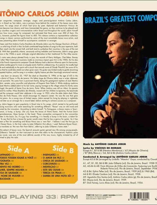 ANTONIO CARLOS JOBIM - Brazils Greatest Composer (Limited Edition) Vinyl Record