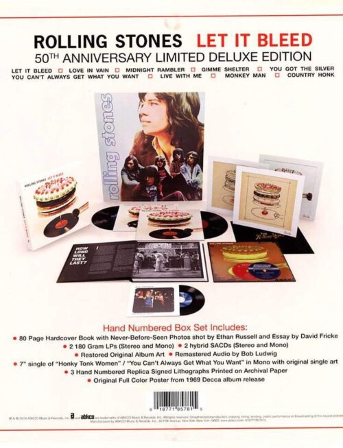 The Rolling Stones - Let It Bleed (50th Anniversary Limited Deluxe Edition) Vinyl Record