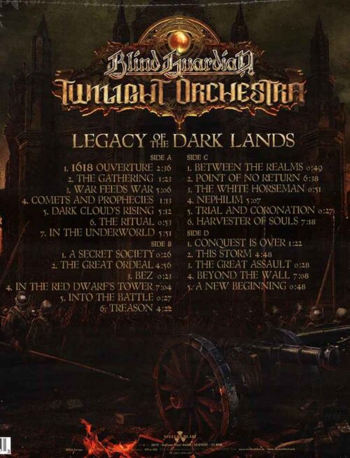 BLIND GUARDIAN - LEGACY OF THE DARK LANDS Vinyl Record