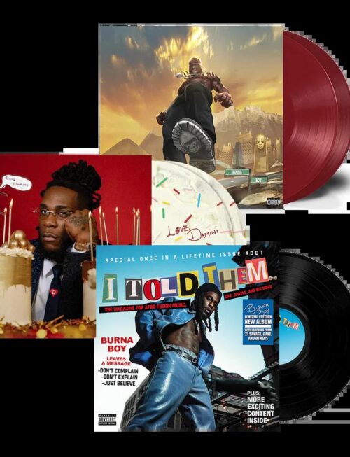 BURNA BOY - Love / Damini (Purple Black Vinyl) Vinyl Record