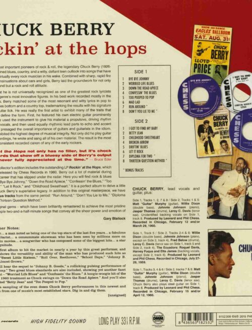 CHUCK BERRY - Rockin At The Hops Vinyl Record