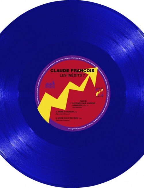 CLAUDE FRANCOIS - Les Inedits Vol. 07 (Blue Vinyl) Vinyl Record