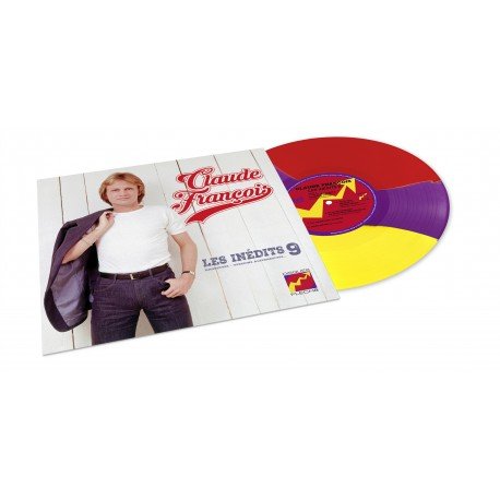 CLAUDE FRANCOIS - Les Inedits Vol. 09 (Red/Yellow/Purple Vinyl) Vinyl Record