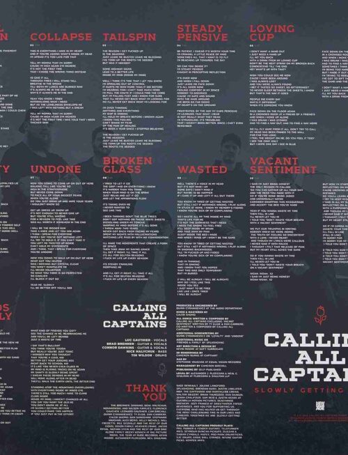 CALLING ALL CAPTAINS - Slowly Getting Better Vinyl Record