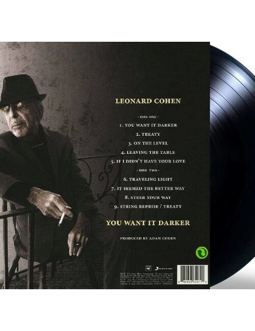 Leonard Cohen - You Want It Darker (1LP/180g) Vinyl Record