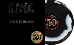 AC/DC - Back In Black (1LP  BLACK WHITE SWIRL 2024) Vinyl Record