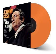 JOHNNY CASH - Sings I Walk The Line (+4 Bonus Tracks) (Limited Orange Vinyl) Vinyl Record