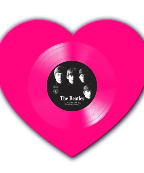 BEATLES - Love Me Do (Heart Shaped Pink Vinyl) Vinyl Record