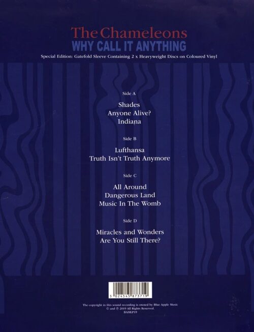 CHAMELEONS - Why Call It Anything (Coloured Vinyl) Vinyl Record