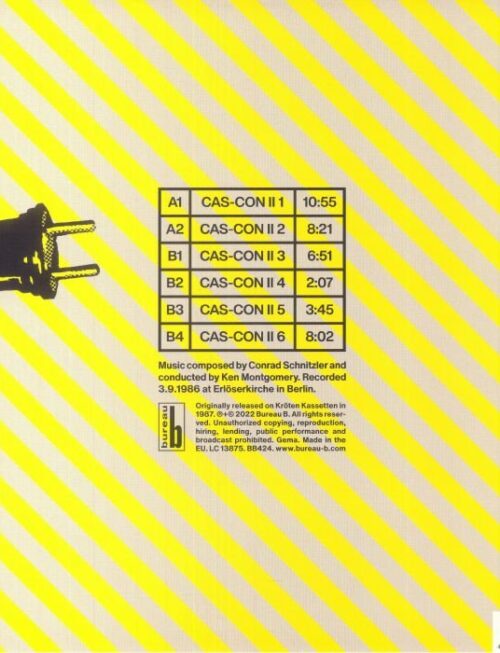 CONRAD SCHNITZLER & KEN MONTGO - CAS-CON II Vinyl Record