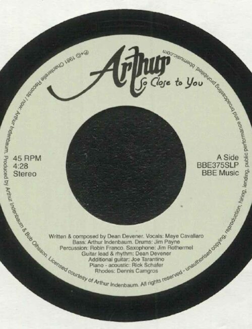 ARTHUR / FUTURE FORCE - SO CLOSE TO YOU / REINCARNATIO Vinyl Record