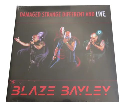 BLAZE BAYLEY - Damaged Strange Different And Live Vinyl Record
