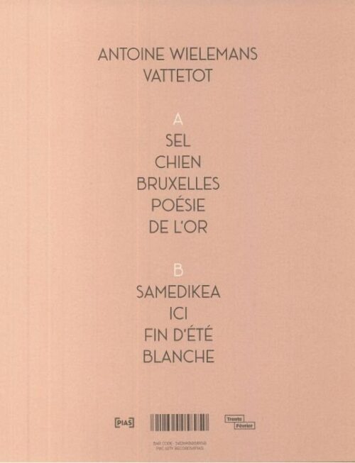 ANTOINE WIELEMANS - VATTETOT Vinyl Record