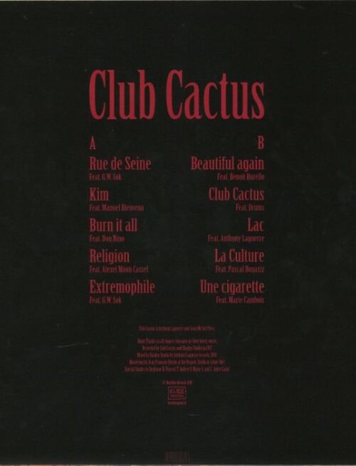 CLUB CACTUS - 5 Vinyl Record