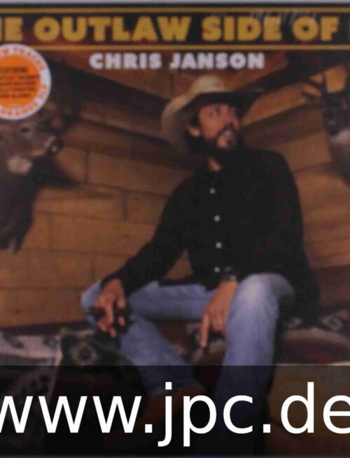CHRIS JANSON - Outlaw Side Of Me (Neon Orange Vinyl) Vinyl Record