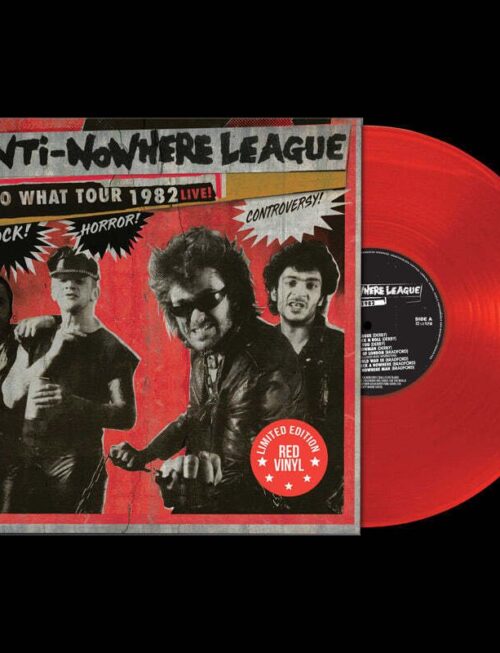 ANTI-NOWHERE LEAGUE - SO WHAT TOUR 1982 LIVE! (RED V Vinyl Record
