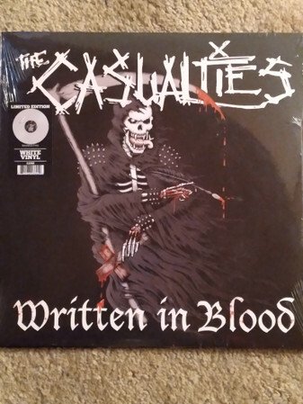 CASUALTIES THE - WRITTEN IN BLOOD Vinyl Record