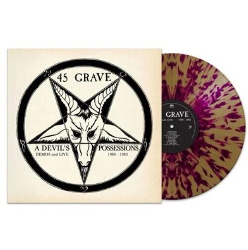 45 GRAVE - A Devils Possessions - Demos & Live 1980-1983 (Gold/Purple Splatter Vinyl) Vinyl Record