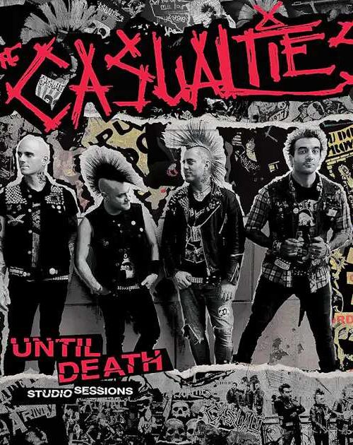 CASUALTIES - Until Death - Studio Sessions (Red/Black Splatter Vinyl) Vinyl Record