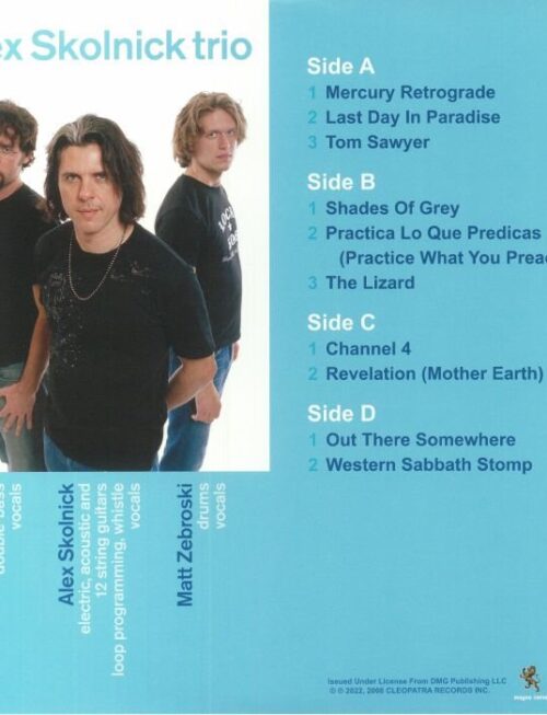 ALEX SKOLNICK TRIO - Last Day In Paradise Vinyl Record