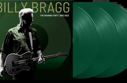 Billy Bragg - The Roaring Forty - 1983-2023 (3LP/Green) Vinyl Record