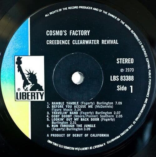 Creedence Clearwater Revival - Cosmo's Factory Vinyl Record