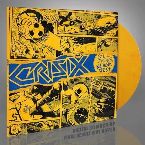 CRISIX - Still Rising... Never Rest (Yellow Flame Vinyl) Vinyl Record
