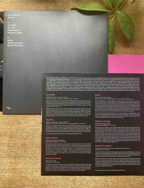 CARLA BOZULICH - QUIETER LP (180 GRAM) Vinyl Record